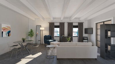 Online Designer Living Room 3D Model 2