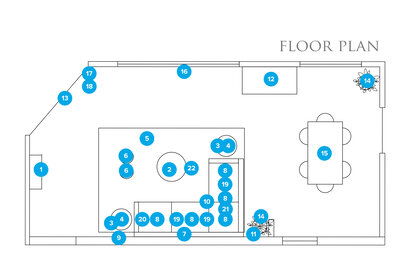 Online Designer Living Room Floorplan