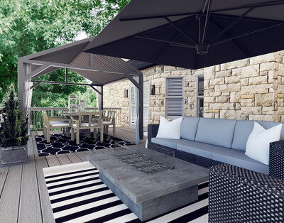 Online Designer Patio 3D Model 1