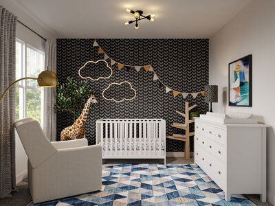 Fresh Eclectic Nursery Design