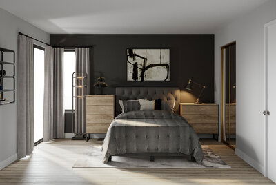 Online Designer Bedroom 3D Model 1