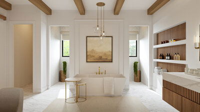 Online Designer Bathroom 3D Model 3