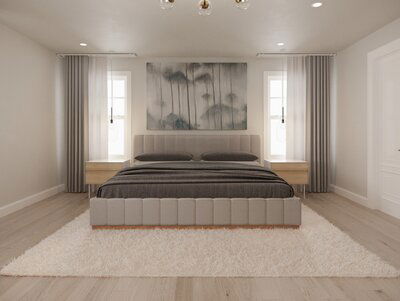 Online Designer Bedroom 3D Model 1