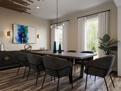 Online Designer Dining Room 3D Model 2