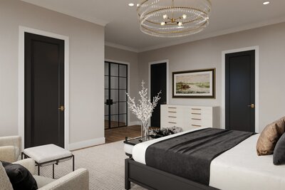 Modern Sophisticated Master Bedroom Design | Decorilla