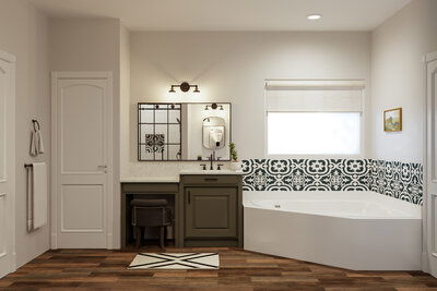 Online Designer Bathroom 3D Model 1