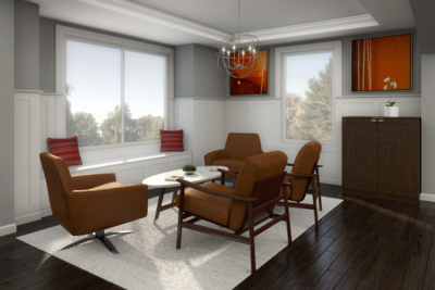 Online Designer Living Room 3D Model 3