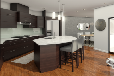 Online Designer Kitchen 3D Model 3