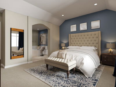 Online Designer Bedroom 3D Model 2