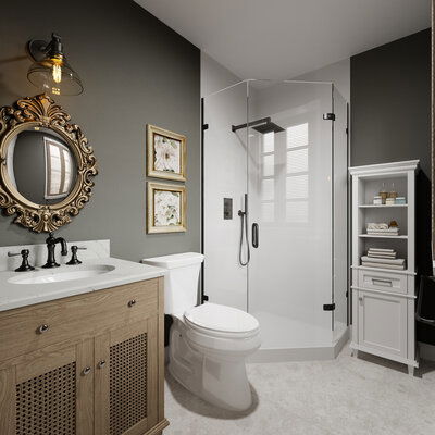 Online Designer Bathroom 3D Model 7