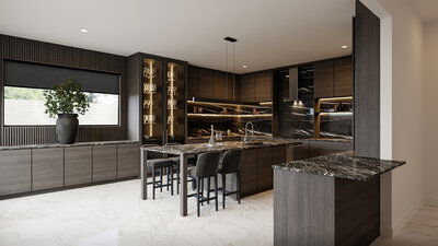 Online Designer Kitchen 3D Model 5