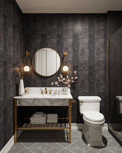 Online Designer Bathroom 3D Model 1