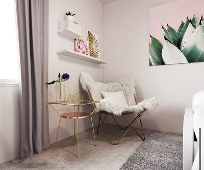 Online Designer Bedroom 3D Model 2