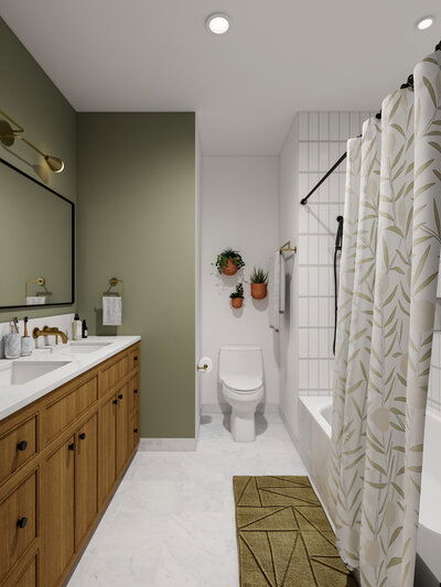 Online Designer Bathroom 3D Model 1