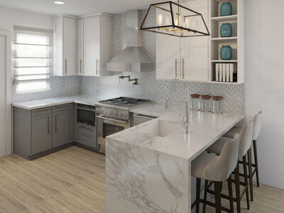 Online Designer Kitchen 3D Model 2