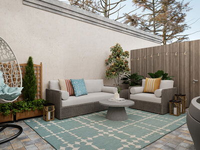 Online Designer Patio 3D Model 3