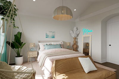 Online Designer Bedroom 3D Model 3