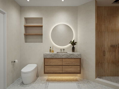 Online Designer Bathroom 3D Model 1