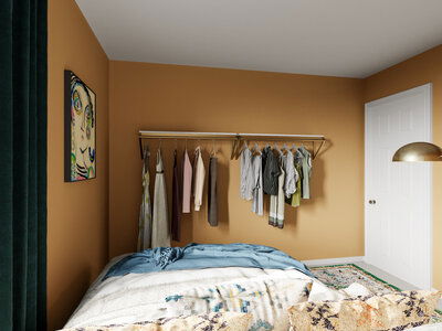 Online Designer Bedroom 3D Model 3