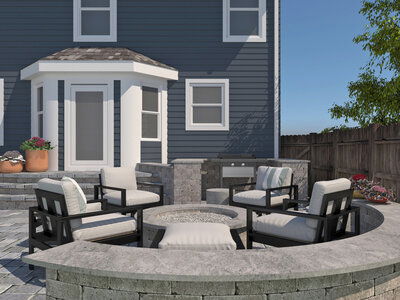 Online Designer Patio 3D Model 5