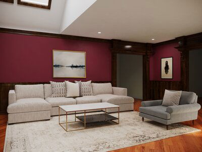 Online Designer Living Room 3D Model 3