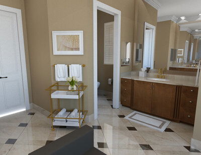 Online Designer Bathroom 3D Model 2