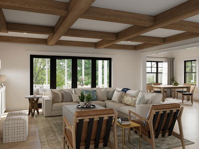 Online Designer Living Room 3D Model 3