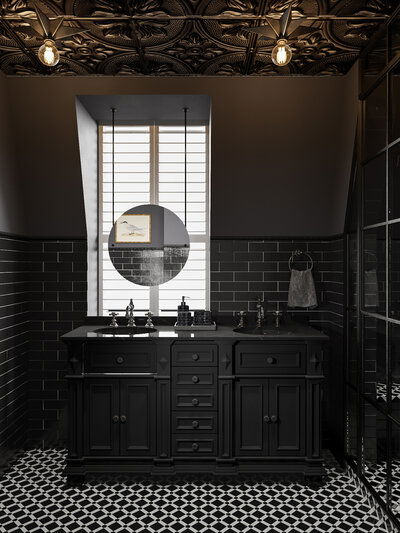 Online Designer Bathroom 3D Model 1