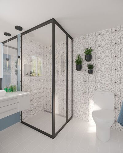 Online Designer Bathroom 3D Model 2