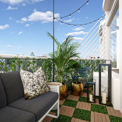 Online Designer Patio 3D Model 3