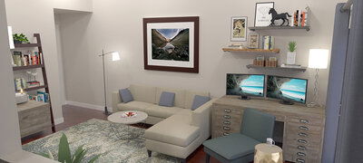 Online Designer Living Room 3D Model 2