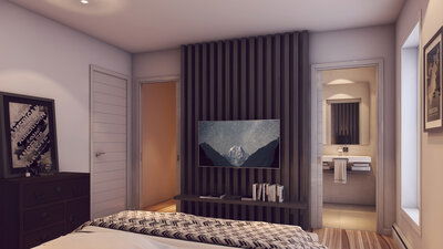 Online Designer Bedroom 3D Model 3