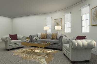 Online Designer Living Room 3D Model 3