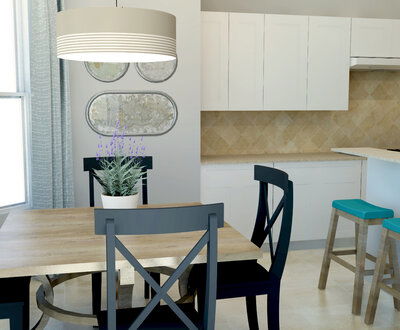 Online Designer Dining Room 3D Model 3