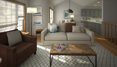 Online Designer Living Room 3D Model 4