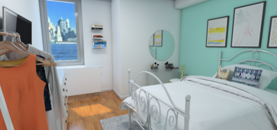 Online Designer Kids Room 3D Model 3