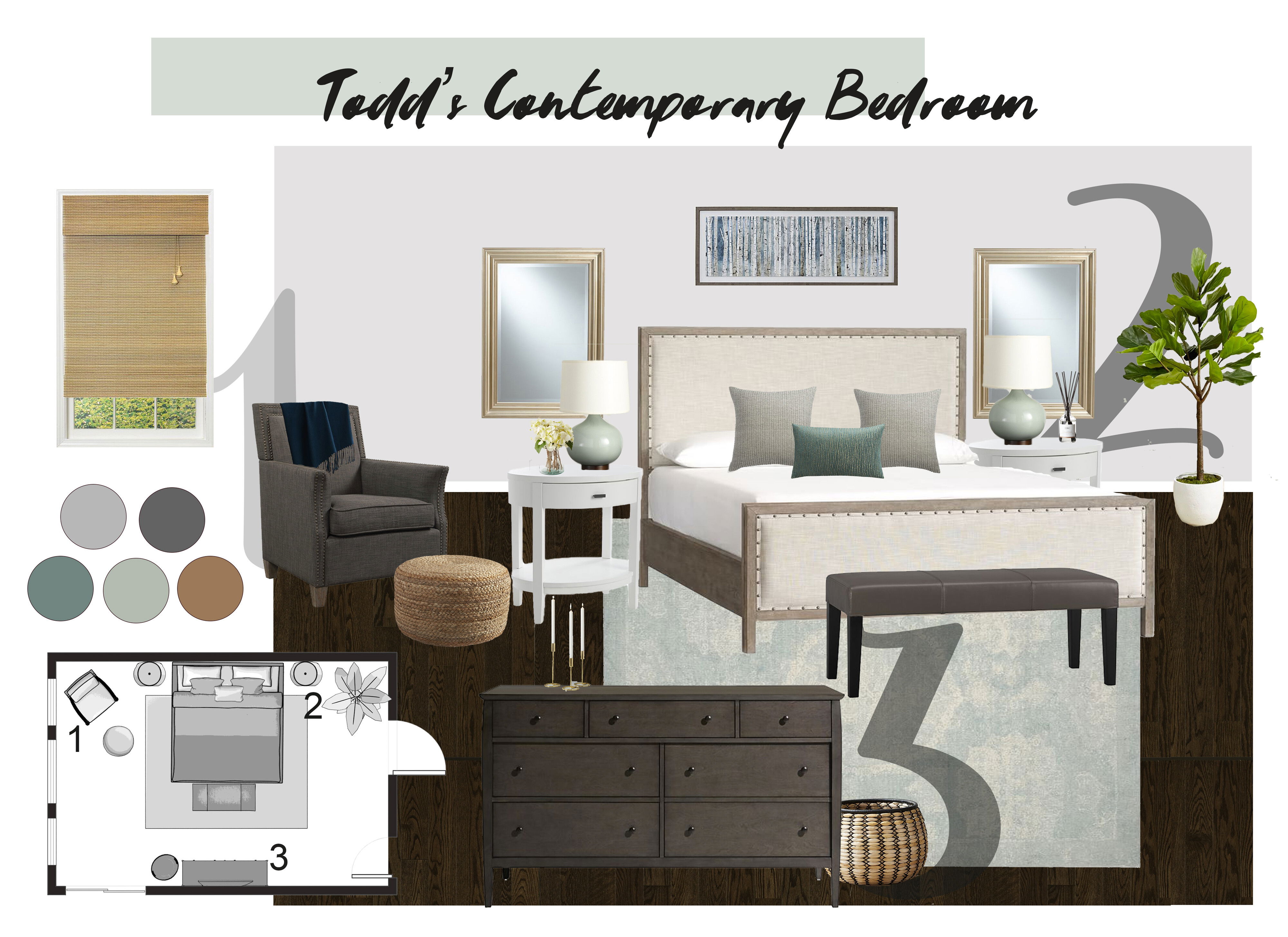 Calm Transitional Bedroom Design Paaj Y. Moodboard 1 thumb