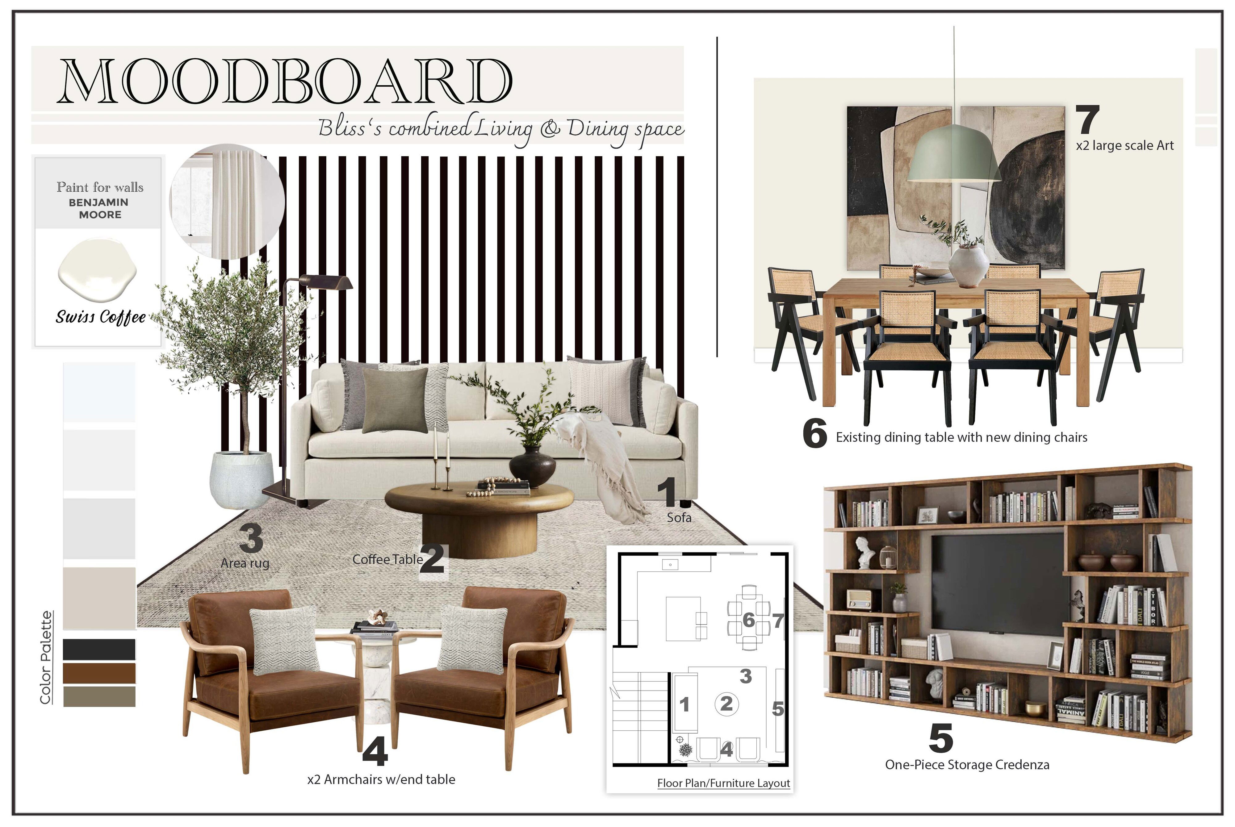 Fresh & Sophisticated Home Renovation Marine H. Moodboard 1 thumb