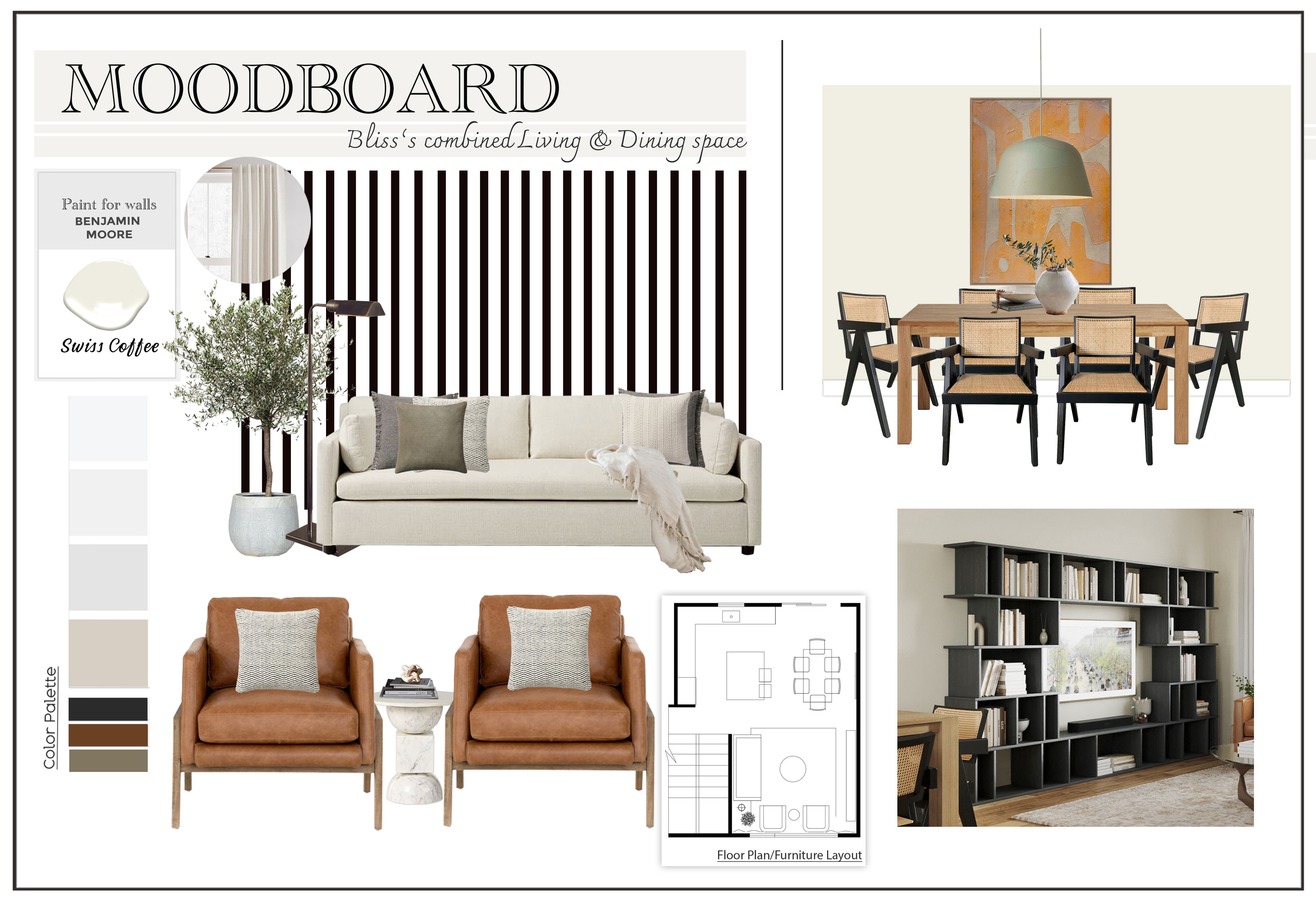 Online Designer Combined Living/Dining Interior Design Ideas