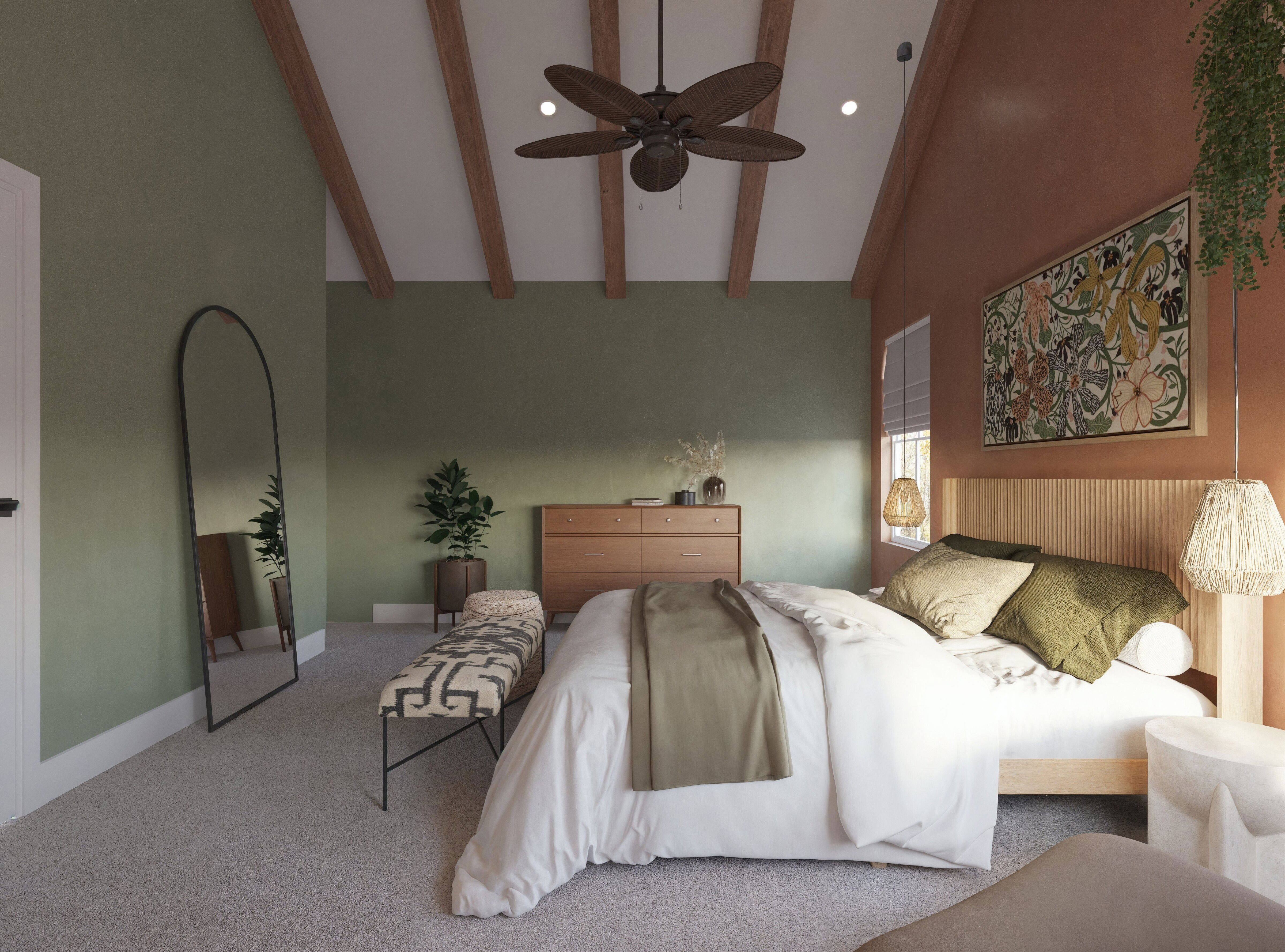 Online Designer Bedroom 3D Model 2