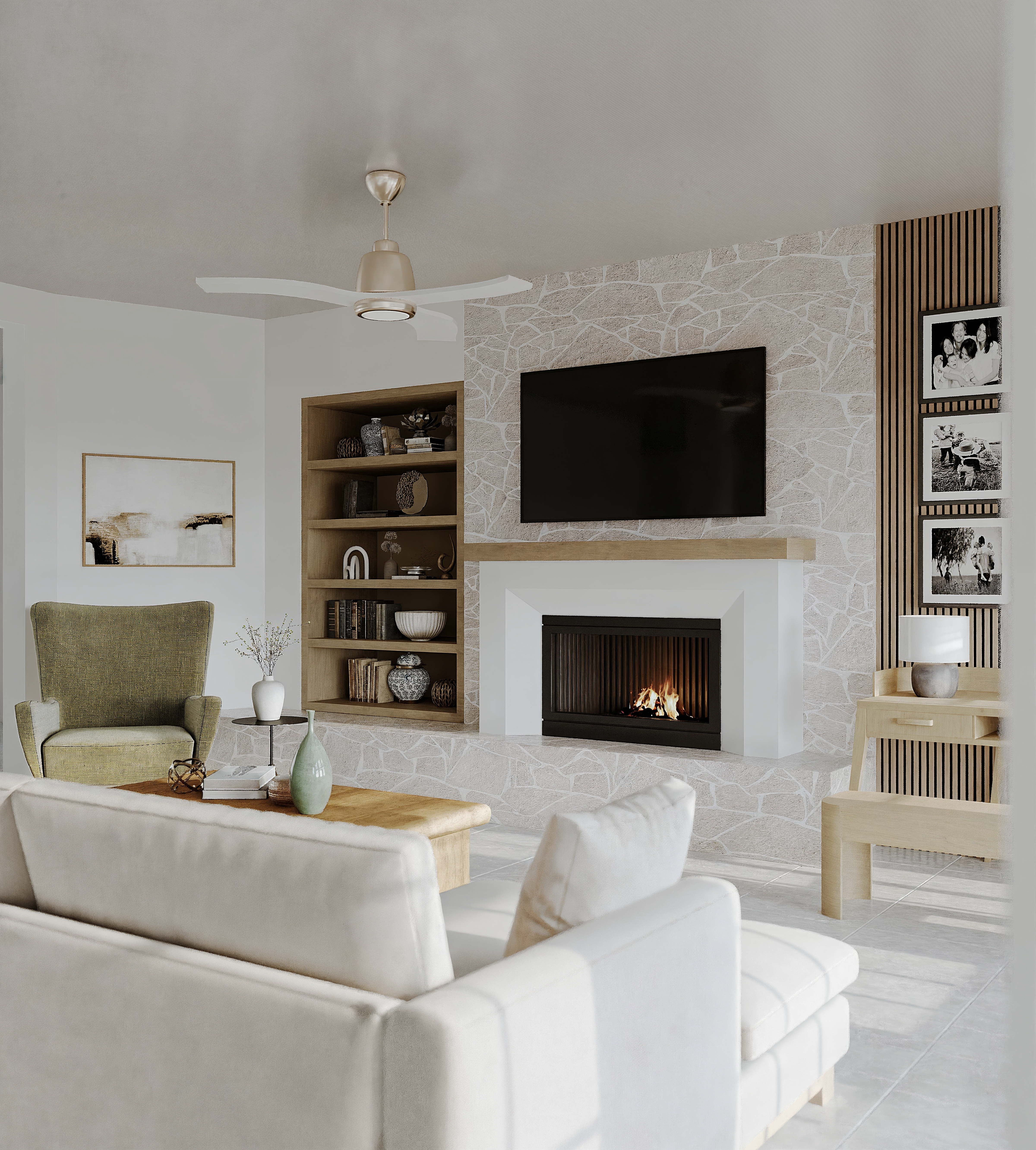 Online Designer Living Room 3D Model 2