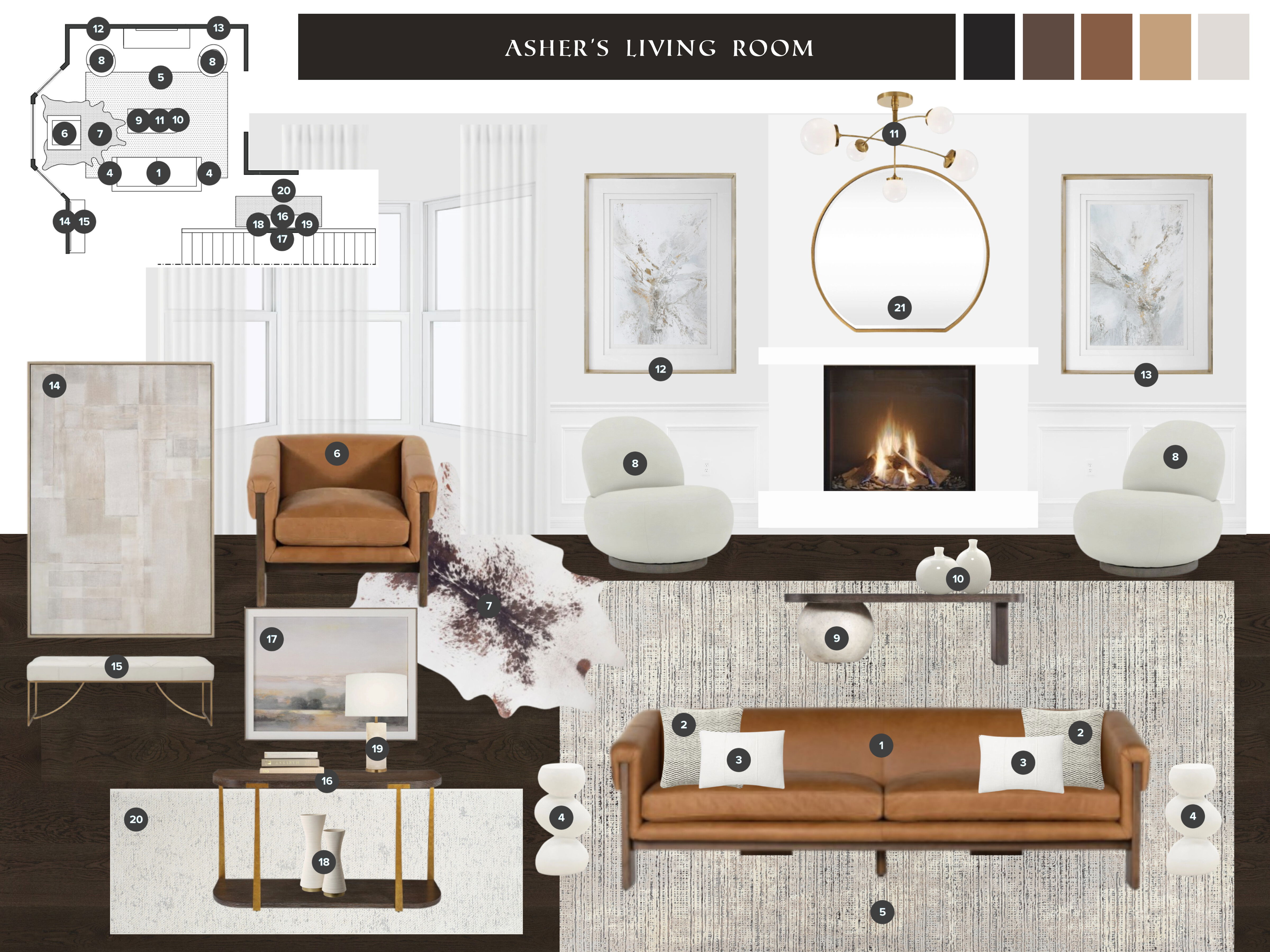 Online Designer Living Room Interior Design Ideas