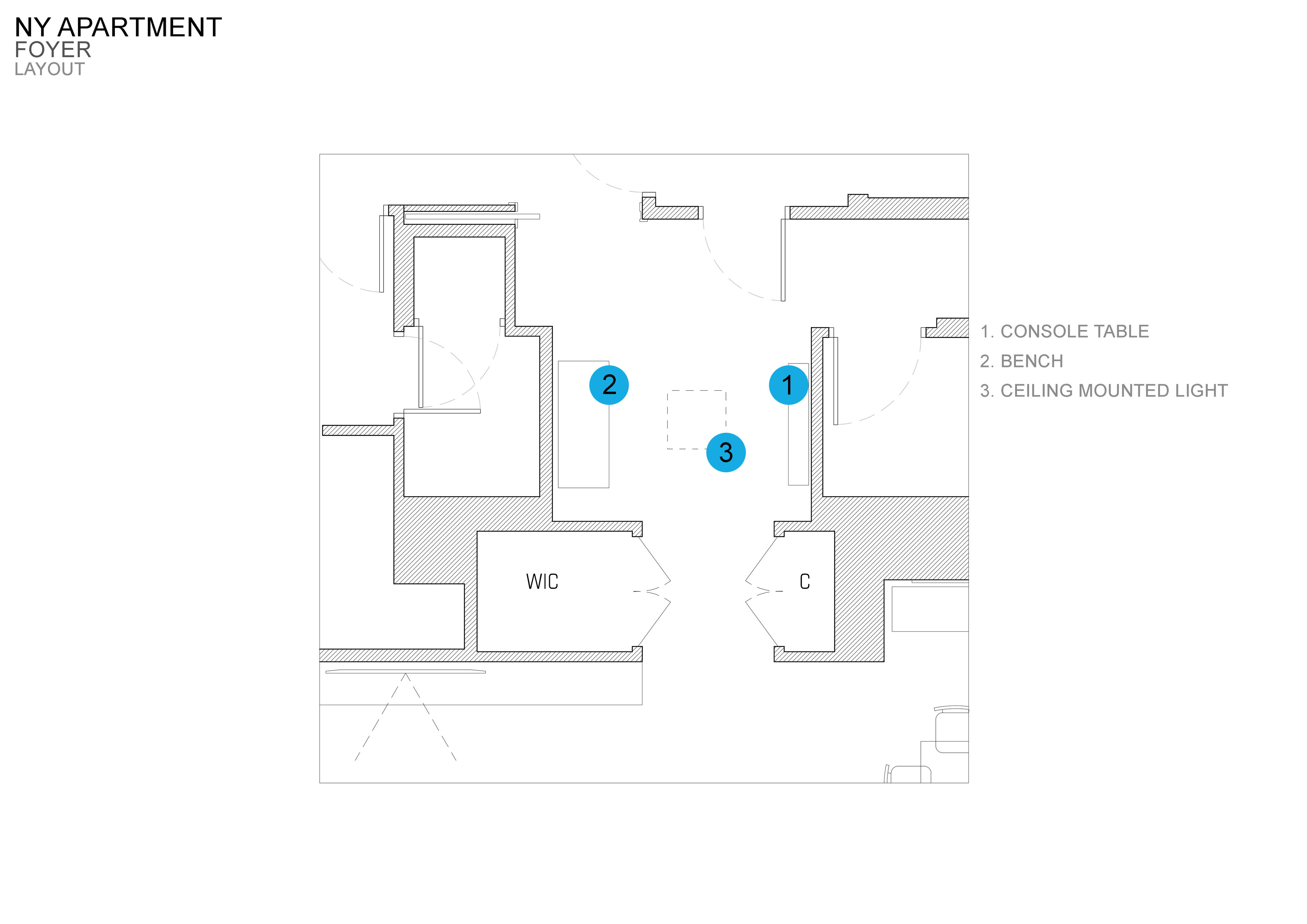 Online Designer Hallway/Entry Floorplan