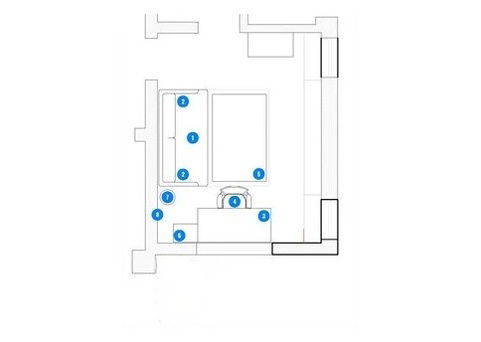 Online Designer Bedroom Floorplan