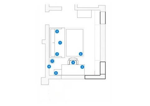Online Designer Bedroom Floorplan