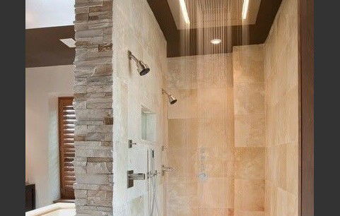 Modern Stone Interior Bathroom Design