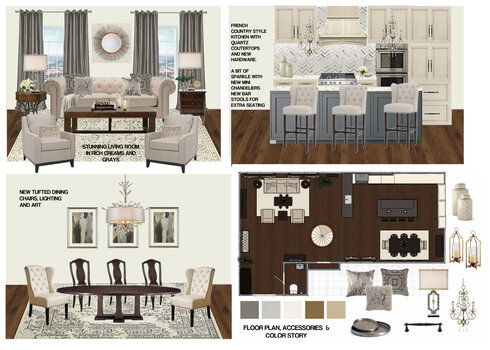 Traditional Living and Dining Room Decor Ideas Please! Sharon C. Moodboard 1 thumb