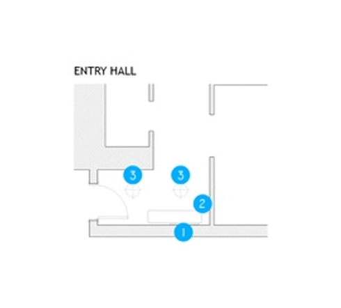 Online Designer Hallway/Entry Floorplan