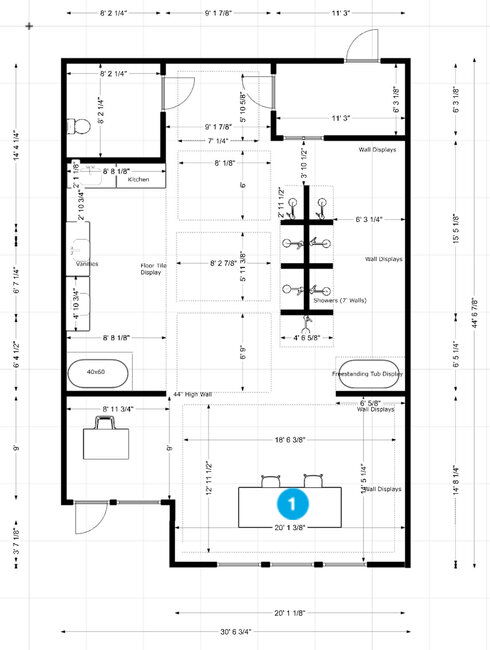 Online Designer Business/Office Floorplan