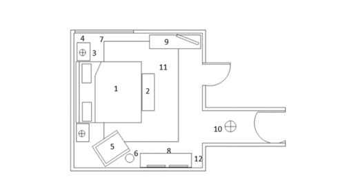 Online Designer Bedroom Floorplan